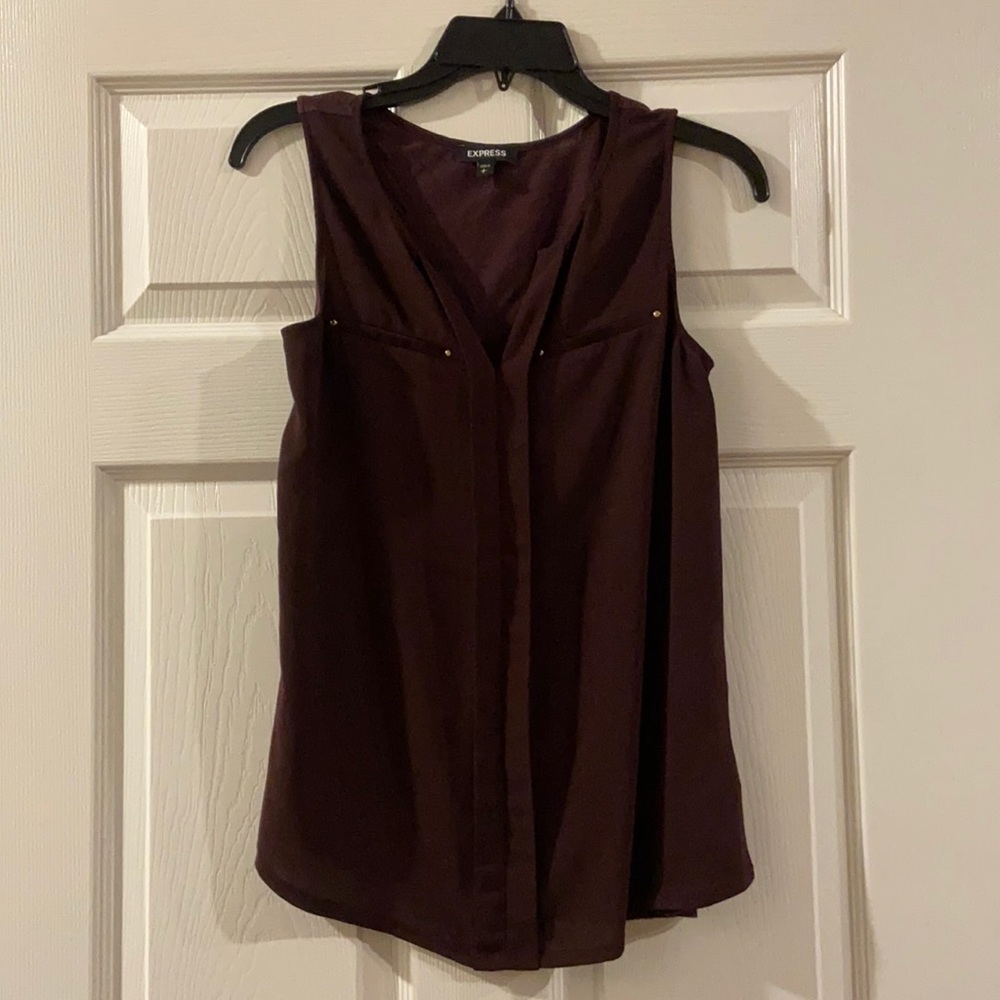 Express Deep purple top